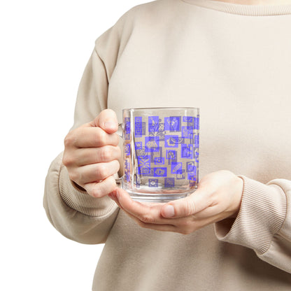 everyday sketches glass mug (0.3 l)