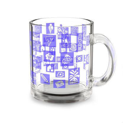everyday sketches glass mug (0.3 l)