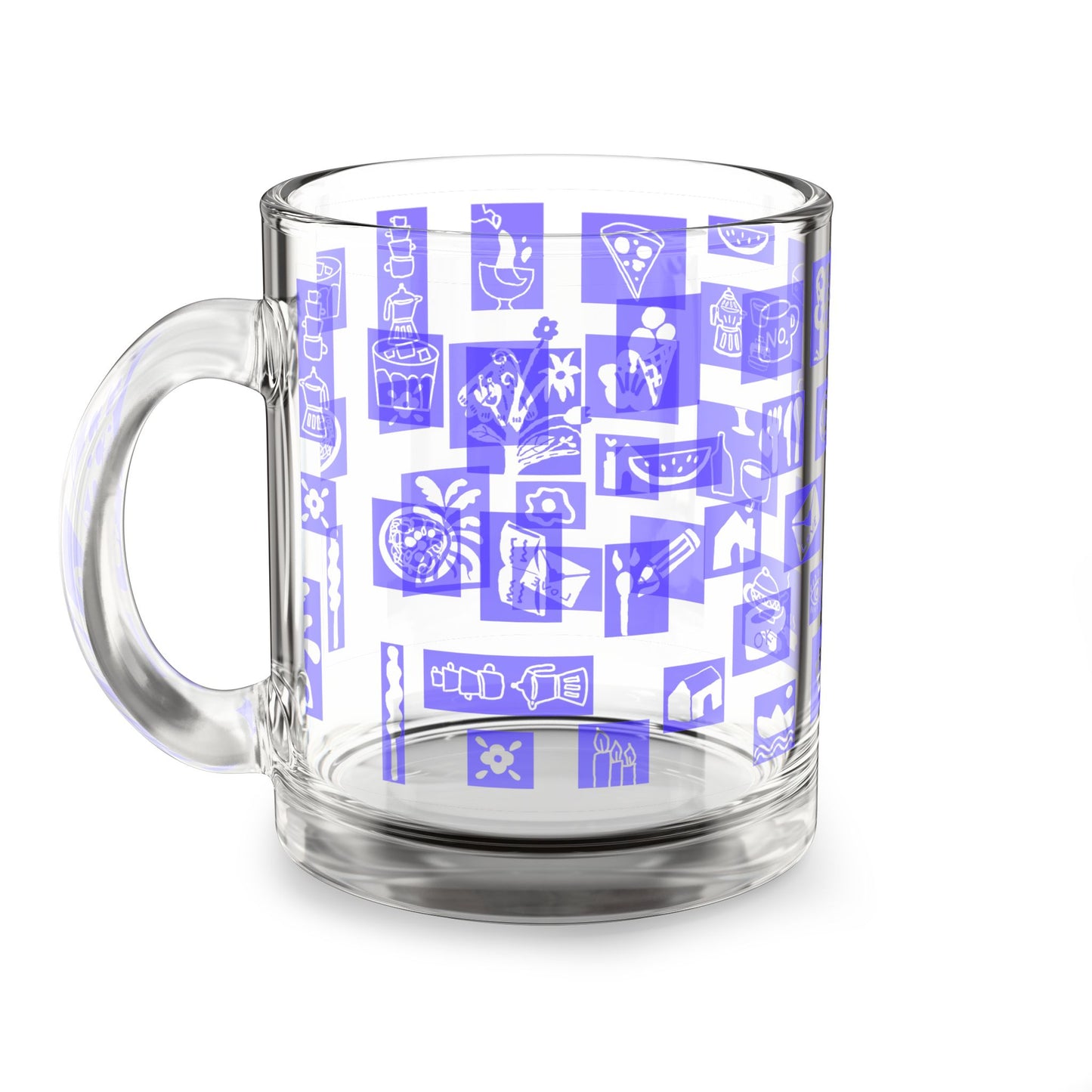 everyday sketches glass mug (0.3 l)